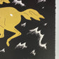 Cleon Peterson Sirens of the Night Gold Artist Signature and Date