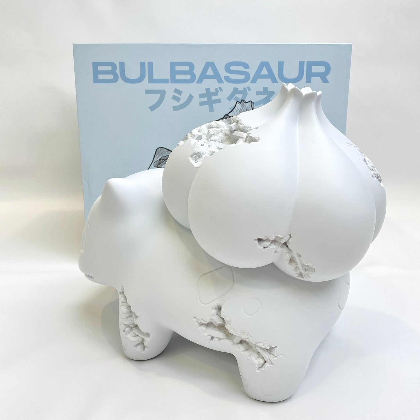 Daniel Arsham Crystalized Bulbasaur side profile