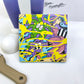 Steven Harrington Subconscious "Gradient" showing small canvas painting.
