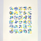 Efdot Hieroglyphs 1 Print