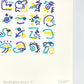 Efdot Hieroglyphs 1 Print Bottom Right Corner